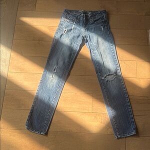 American Eagle Outfitters Distressed Blue Jeans